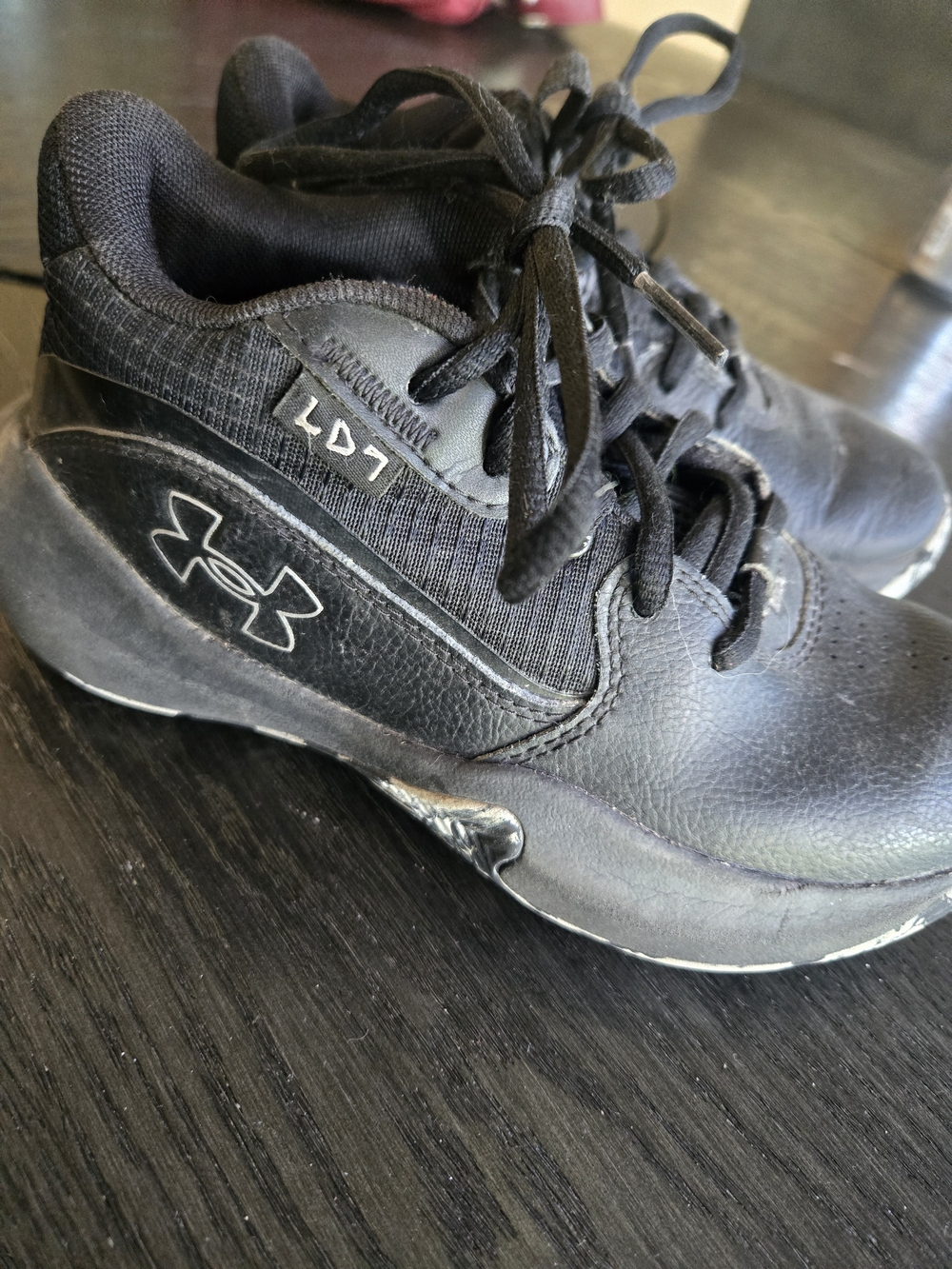Under Armour Kids' Black Athletic Sneakers LD7